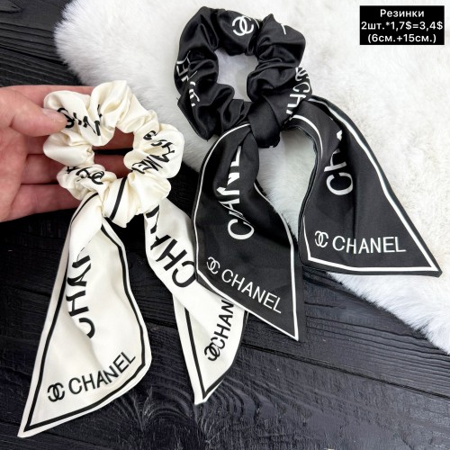 Резинки для волосся 10363 Ціна за 2 шт. (6+15см.)